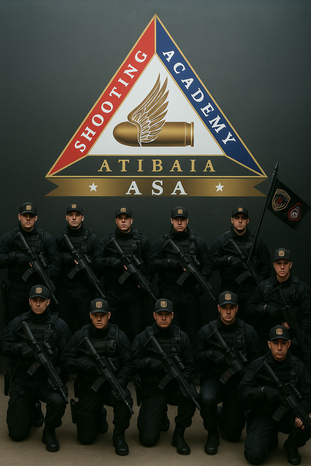 Logo Atibaia Shooting Academy (ASA)